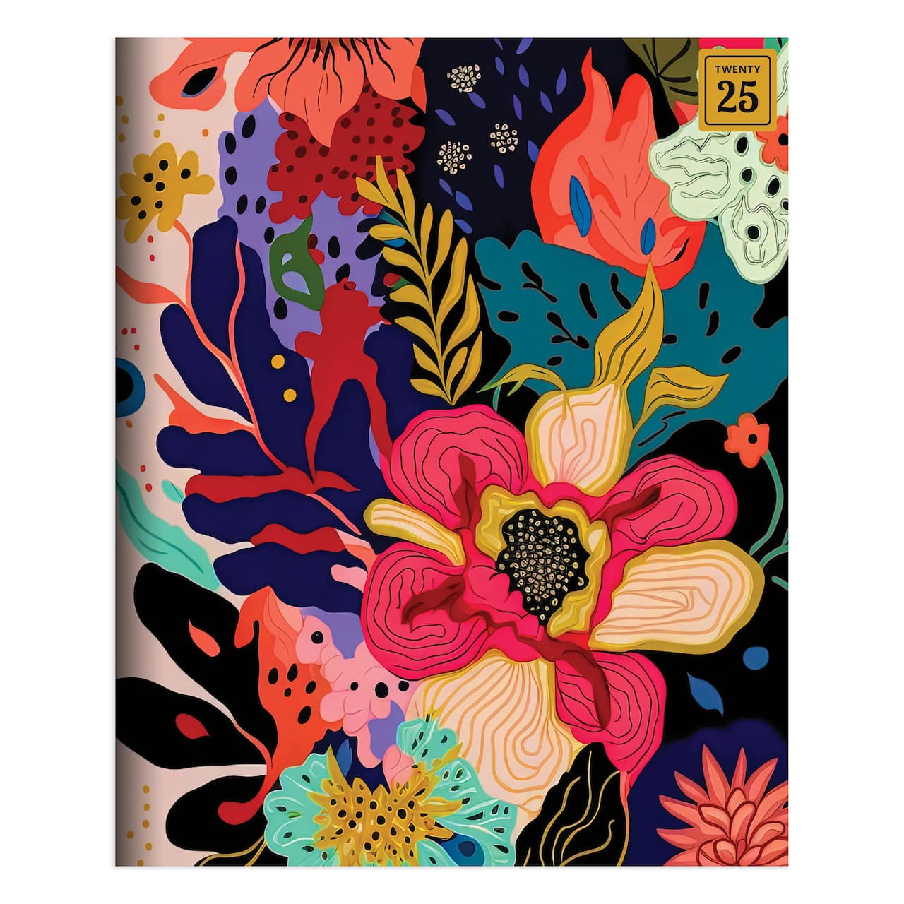 TF Publishing 2025 Eclectic Flowers Medium Monthly Planner